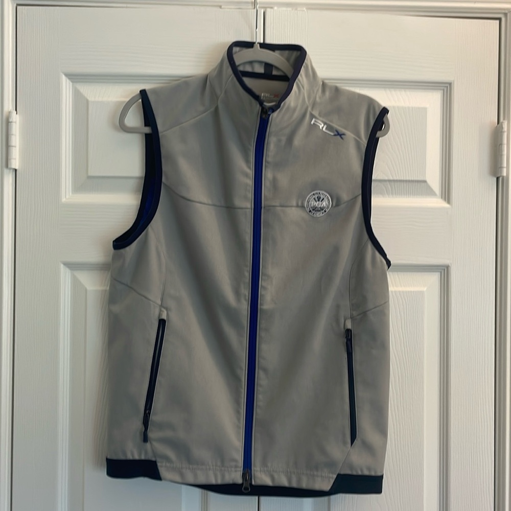 PGA logo full zip vest